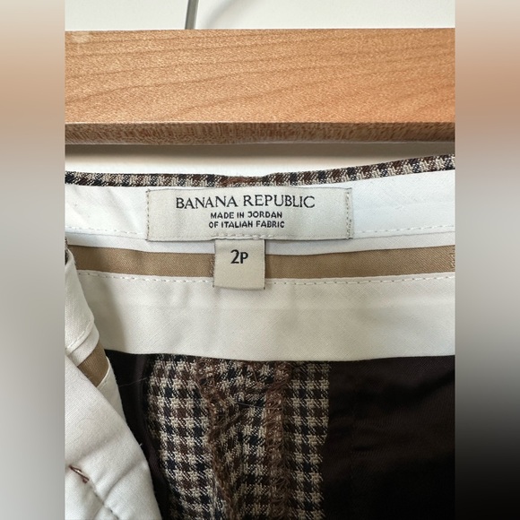 Banana Republic Siena Straight Italian Wool Pant NWT - Picture 6 of 6